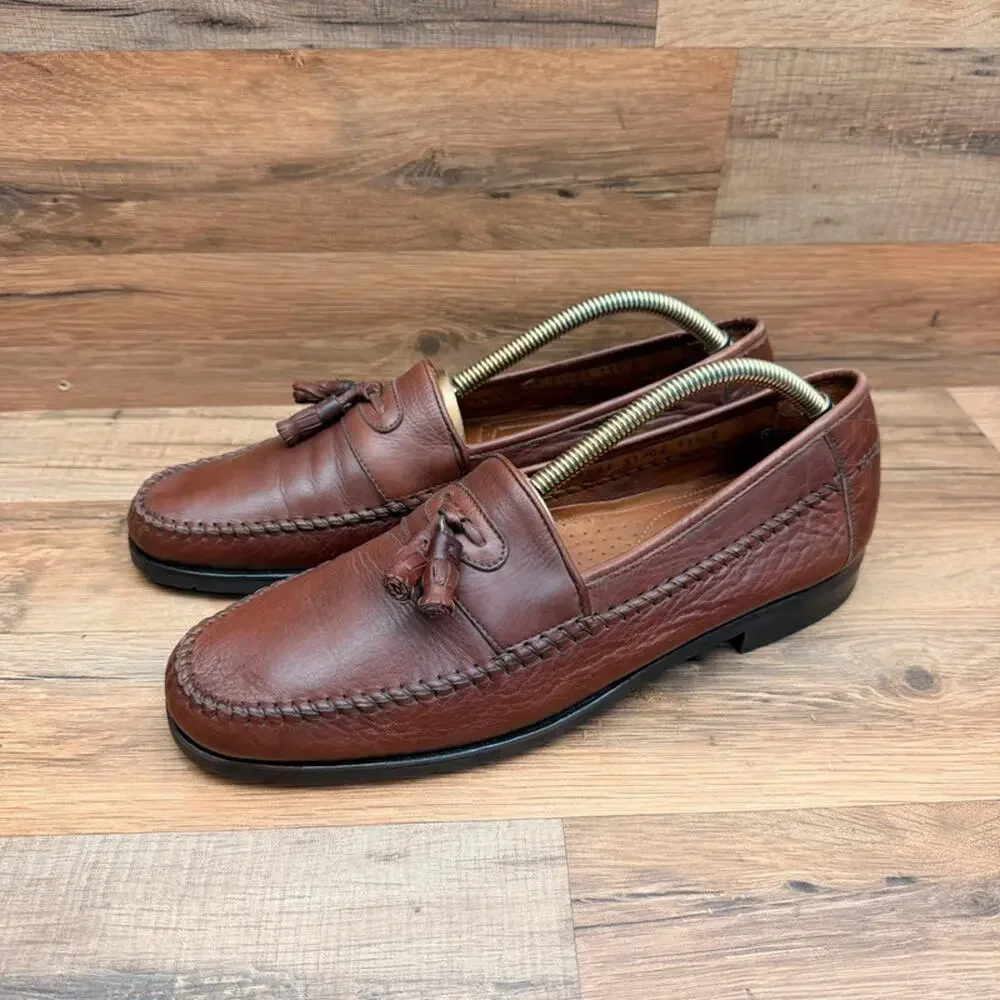 Allen Edmonds  Size 11.5D Camden Tasseled Brown Loafer shoes Made in US
